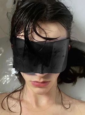 2024新款未来科技风一体式超大框墨镜男女炫酷街拍凹造型太阳眼镜