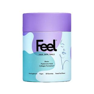 FEEL英国进口焕颜软糖Careflow®专利改善脸部微循环气色透亮美肤