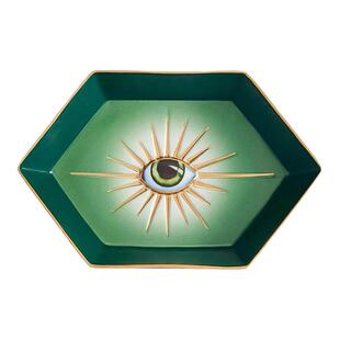 L'OBJET 欧洲进口Lito独具慧眼圆盘系列欧式家用彩色陶瓷西餐盘