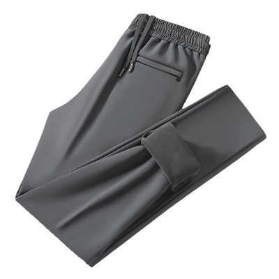 吉普加绒加厚运动裤男士冬季大码