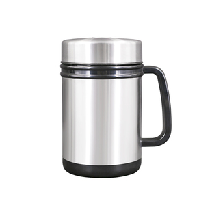 磁化杯带盖养生陶瓷杯防结石不锈钢碱性水杯节日纪念礼品定制刻字