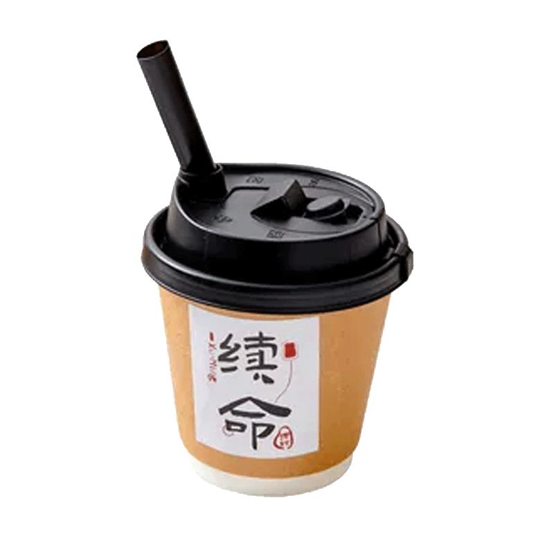 双层热饮diy一次性牛皮咖啡