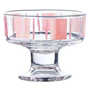 卡罗特冰淇淋杯甜品饮品杯子高脚玻璃酸奶水果碗布丁碗家用早餐杯