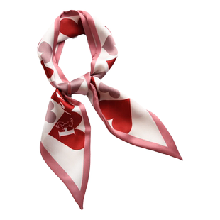 红色爱心结婚伴手礼小长条方巾丝巾女脖子绑包包缠带丝带发带领带