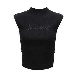 t区ONLY2024秋冬新款时尚简约高领无袖修身短款针织衫女百搭潮