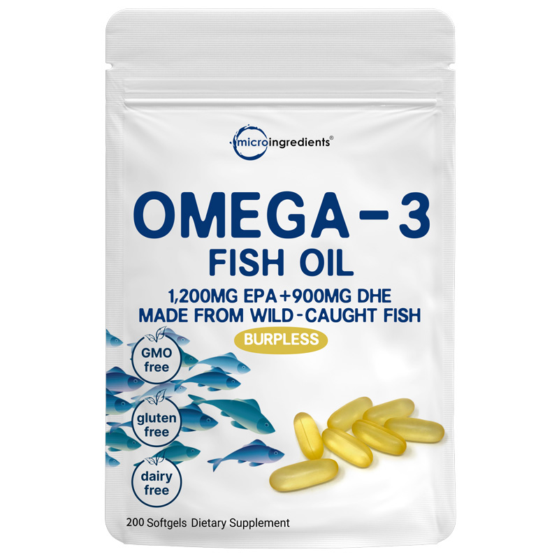 美国原装深海鱼油200粒DHA高含EPA欧米伽3 omega保护心脑血管健康