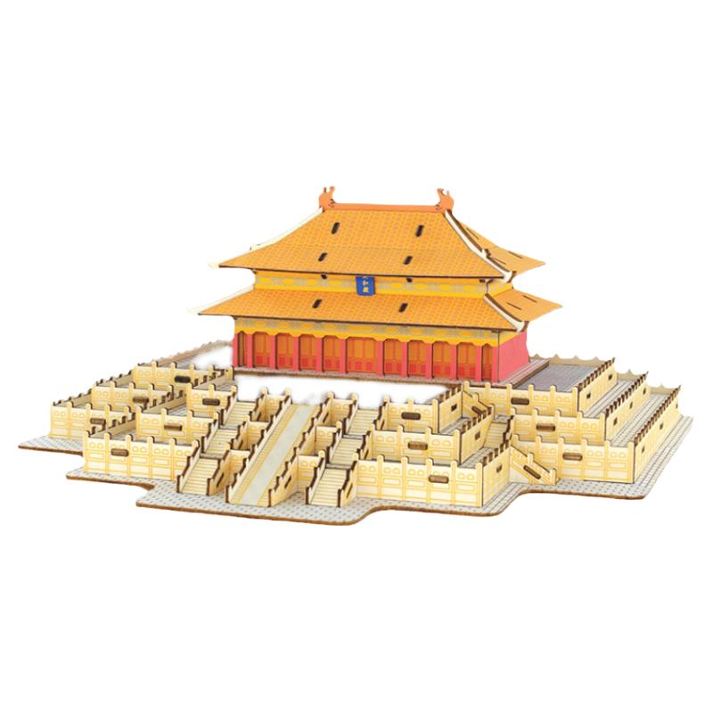 中国古建筑手工拼装模型立体拼图