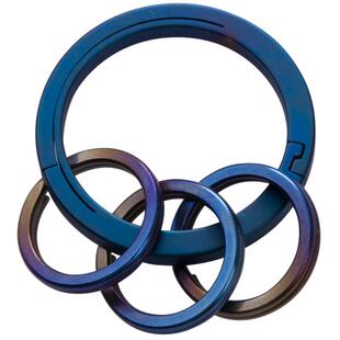 钛合金快拆钥匙扣挂件创意个性汽车链DIY材料配件锁匙圈环挂饰