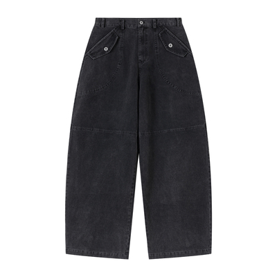 VLABMADE明线结构坑条水洗工装裤