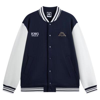 卡帕美式复古撞色棒球服情侣款