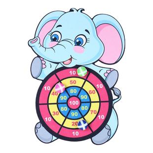 薇兔宝宝儿童飞镖粘粘球射靶大象飞标投掷盘粘靶宝宝室内黏黏玩具
