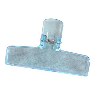 高颜值透明文件夹学生试卷夹亚克力清透长尾夹收纳夹子手帐整理夹