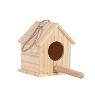 小木屋箱鹦鹉鸟繁殖箱鸟窝木质箱孵化居住保暖牡丹虎皮文鸟生蛋窝