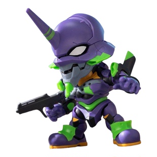 现货圣斯基EVA新世纪福音战士超可动拼装盲盒潮玩摆件男生礼物