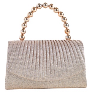 新中式国风包包手拿包珍珠手提包小方包礼服晚装包翻盖名媛晚宴包