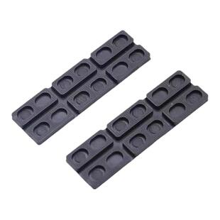 5毫米三联玻璃垫片幕墙铝合金塑钢门窗塑料垫高助夹托固定垫块