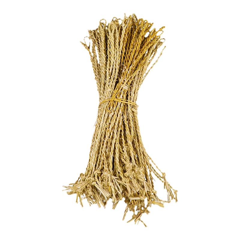 纯手工编制糯稻草芯挂绳