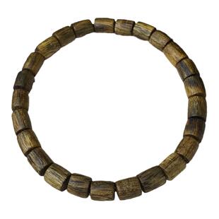 天然白奇楠沉香随行手串正品棋楠素串佛珠男女款木质手链清净素简