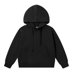 儿童卫衣定制logo幼儿园班服小学生运动会连帽长袖外套亲子装印图