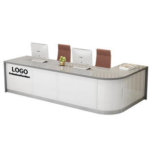 收银台吧台前台接待台柜台转角办公桌店铺小型超市水果店简约现代