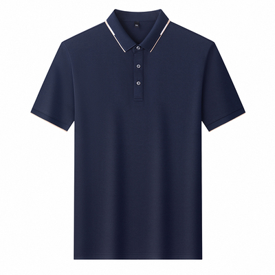 皮尔卡丹桑蚕丝免烫短袖POLO衫