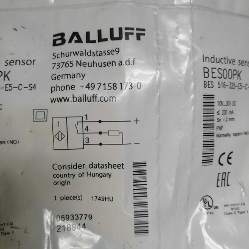 议价正品巴鲁夫接近开关BAW0015 BAW M12MF2-UAC40F-BP00,5-GS04