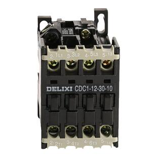 德力西交流接触器CDC1-12-30-10 12A纯铜线圈电压可选/220V/380V