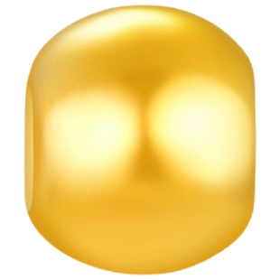 金至尊足金小金珠子散珠黄金转运珠硬金手串配珠DIY隔珠编绳手串