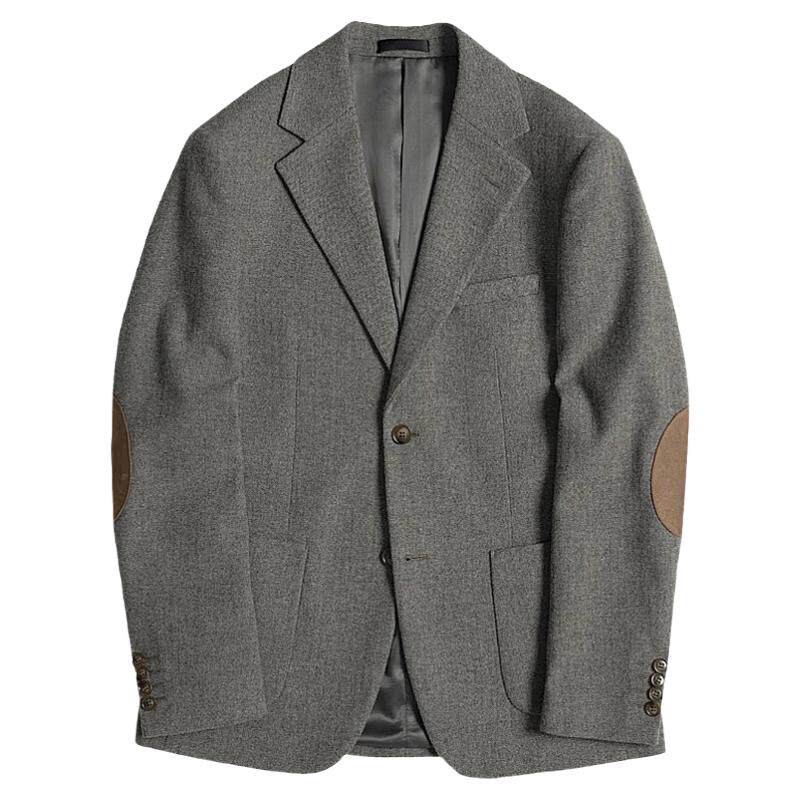 韩版聚会秋冬修身补丁西服