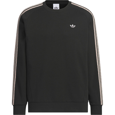 Adidas/阿迪达斯正品三叶草男女运动针织宽松印花圆领卫衣KC0107