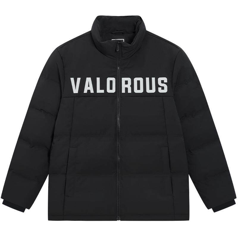特步羽绒服男士冬季官方新款男装运动防风保暖外套975429190200
