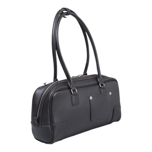 【画颜】复古腋下法棍女包锁扣小熊挂件波士顿amazona31保龄球包