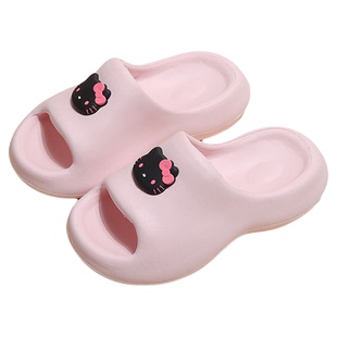 Farfary番薯泥可爱猫咪日式拖鞋女夏洗澡厚底居家防滑踩屎感外穿