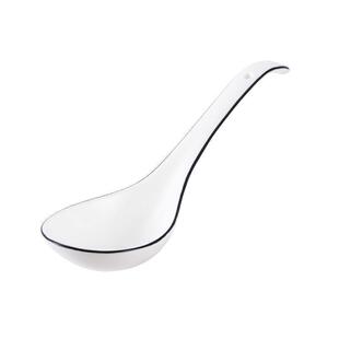 陶瓷勺子大号汤勺家用喝汤长柄汤匙调羹北欧简约勺盛汤粥稀饭专用