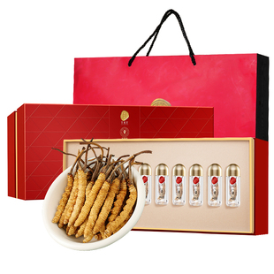 新年礼盒】北京同仁堂冬虫夏草3条/g虫草礼盒高端滋补送父母长辈