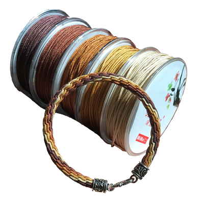 纯色玉线珠宝饰品手链DIY五彩绳