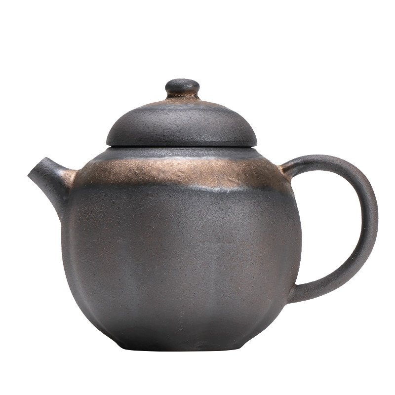 粗陶功夫茶具茶水壶创意南瓜壶