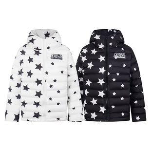 VIGB 原创国潮星星印花棉服男女宽松百搭保暖排骨外套情侣外套