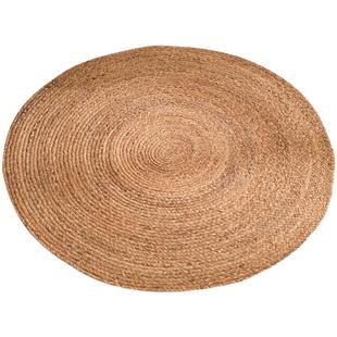 天然蒲草垫地毯圆形草编蒲团编织坐垫子地上入户门客厅垫拍照装饰