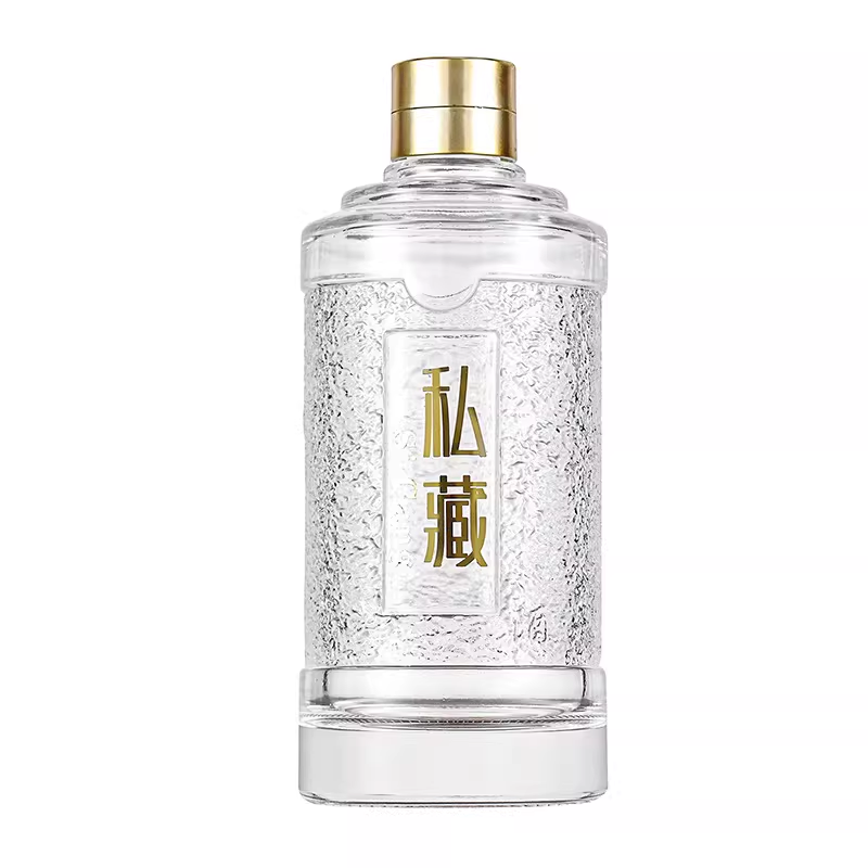 玻璃白酒瓶高档密封一斤装空酒瓶