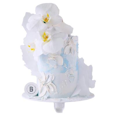 BITEOLOGY【蕙质兰心】 鲜花女士加高生日蛋糕 北京上海同城 C150