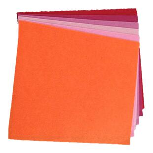 24色彩色不织布diy无纺布材料40*50cm加厚毛毡幼儿园贴片制作布料