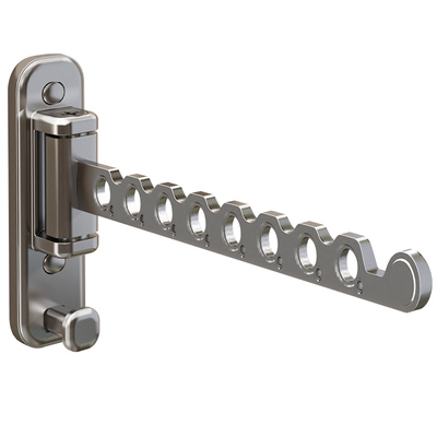 免打孔折叠晾衣架壁挂式