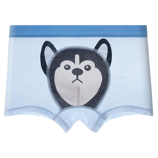 男童内裤儿童平角冰丝中大童纯棉四角短裤夏季薄款男孩宝宝短裤衩