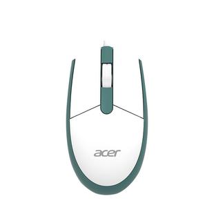 acer宏碁静音鼠标有线拼色办公游戏台式机电脑笔记本USB通用滑鼠