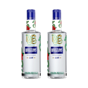 郎酒顺品郎蓝顺乙巳蛇年纪念酒53度浓酱兼香型白酒1.5L*2瓶