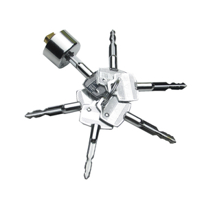 老式防盗门十字钥匙航鹰家卫石牛自动碰锁全铜锁芯防盗门自动锁头