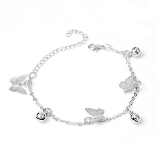 天官赐福周边衍生饰品花城银碟铃铛 COS配饰死灵蝴蝶血雨探花手链