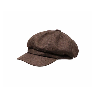 日系复古文艺百搭八角帽男网红春秋英伦报童帽贝雷帽画家帽潮帽子