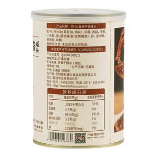 云南特产德和鸡枞油浸平菇罐头350g开罐即食菌子速食罐头下饭菜饵